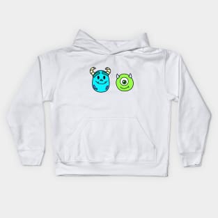 Monsters Inc Chibi Mike and Sulley Kids Hoodie